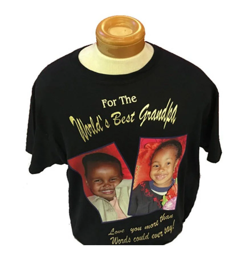Custom Worlds Best Grandpa T-Shirt