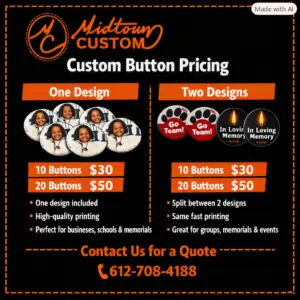 Special Of The Month  10 Button Pins
