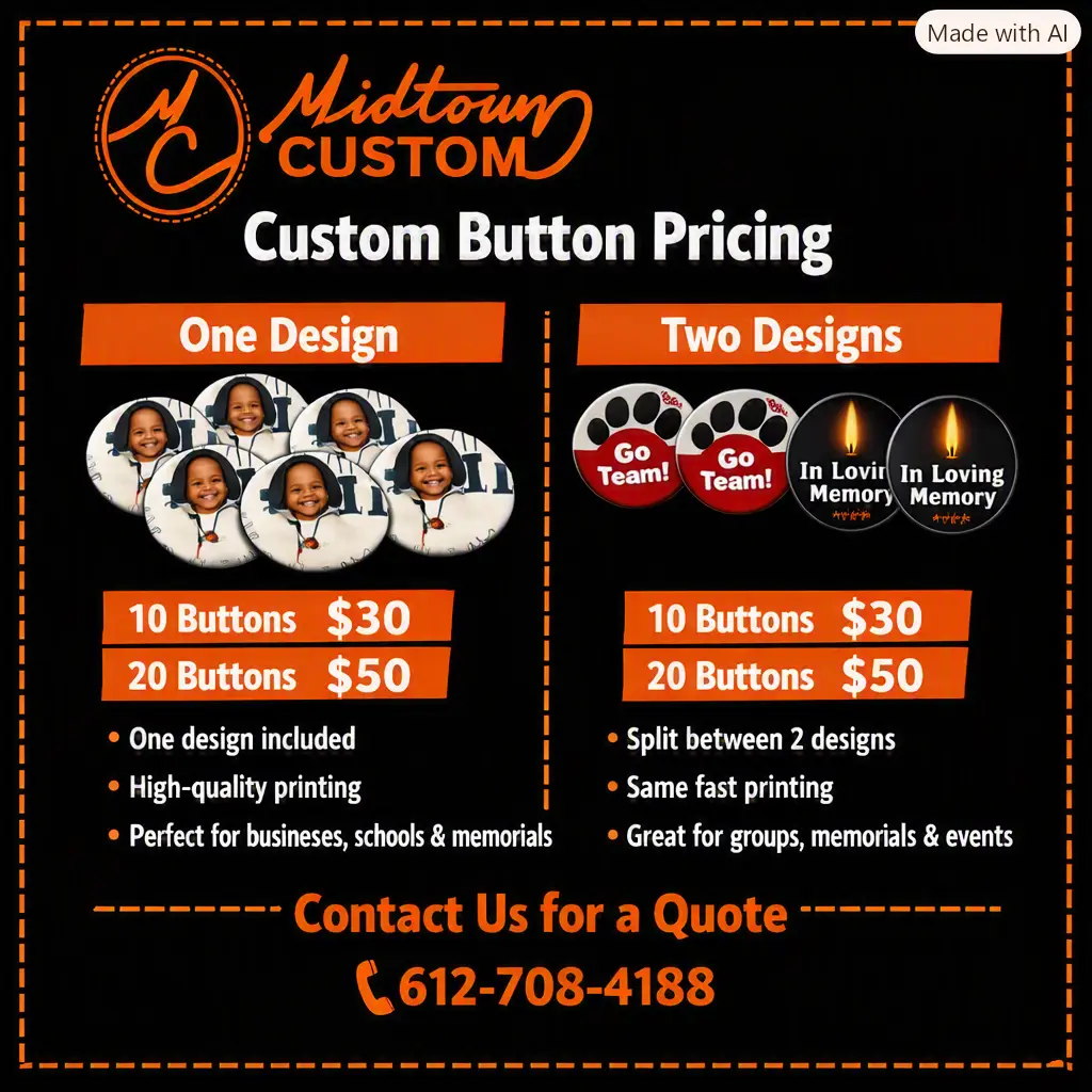 Special Of The Month 10 Button Pins