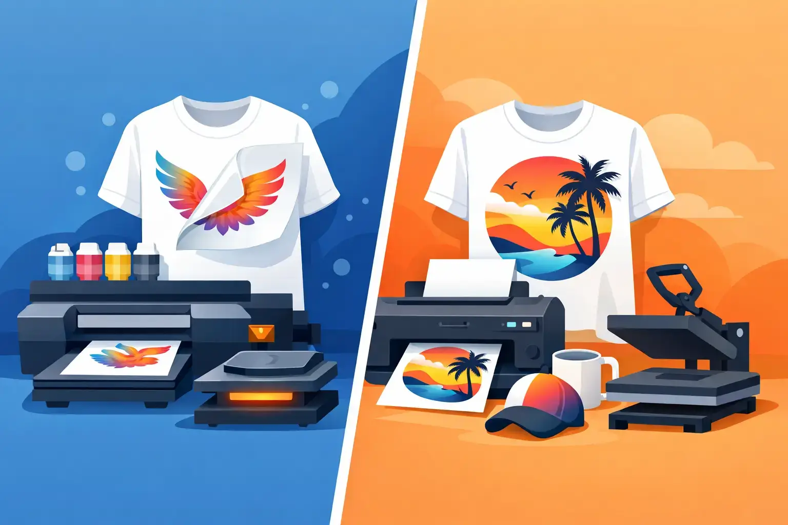 DTF Printing vs Sublimation for Custom Apparel